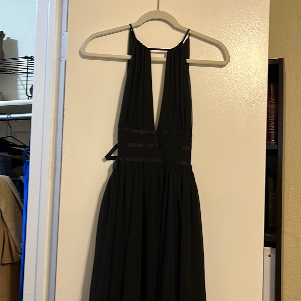 Express Black Halter Dress